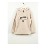 Napapijri Kız Çocuk Polar Sweatshirt, Bej, 12 Yaş