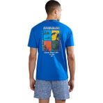 Napapijri NP0A4HQN Koyu Mavi S-Gras Erkek T-Shirt