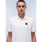 Napapijri NP0A4IDA2061-E-BADGE Sum Beyaz Relaxed Erkek T-Shirt - 2XL