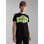 Napapijri Siyah Erkek Çocuk T-Shirt NP0A4H2Z0411 K S-Pınzon - 12 Yaş