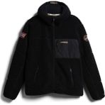 Napapijri Yupik FZH 3 Erkek Polar Mont - Siyah