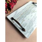 NapkinStore Doğal Mermer Söz-Nişan Tepsisi 20*30 cm / AERW211 - 20 x 30 cm