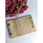 NapkinStore Doğal Mermer Söz-Nişan Tepsisi 20*30 cm / ZWE2322 - 20 x 30 cm