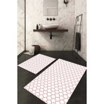 Napoli Home Dijital Baskılı Kaymaz Taban Yıkanabilir 2'li Klozet Takımı Banyo Paspası NDKZ-HT-551 - Açık Pembe - 2’li