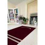 Napoli Home Dijital Baskılı Kaymaz Taban Yıkanabilir Hediyelik Çeyizlik Namazlık Seccade, Seccade-64-Bordo, - 70 x 130 cm