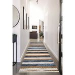 Napoli Home Dijital Baskılı Kaymaz Taban Yıkanabilir Modern Desenli Koridor Halısı Yolluk NHU-HS-356 - 80 x 250 cm - Renkli