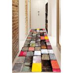 Napoli Home Dijital Baskılı Kaymaz Taban Yıkanabilir Modern Yolluk ve Koridor Halısı NDU-HS-511 - 100 x 250 cm - Renkli