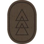 Napoli Home Dijital Baskılı Kaymaz Taban Yıkanabilir Oval 2'li Klozet Takımı Banyo Paspası NOKZ-SD-1066 - Kahverengi - 2’li