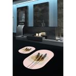 Napoli Home Dijital Baskılı Kaymaz Taban Yıkanabilir Oval Banyo Takımı Klozet Takımı, N-O-Klozet-28-Pembe,