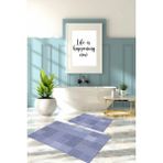Napoli Home Dijital Baskılı Yıkanabilir Kaymaz Kilim Görünümlü Banyo Paspası Klozet Takımı, Klozet-88-Lila,