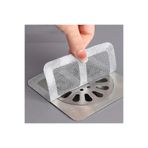 naque 10'lu Pratik Yapışkanlı Sineklik Tamir Kiti Lavabo Süzgeci Banyo Gider Kapatıcı Banyo Saç Kılı Tutucu