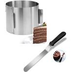 Nar Kalıp Yuvarlak Ayarlanabilir Kek Kalıbı Ve Pasta Sıvama