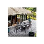 Nar Sokagi Zeugma 90X150 Cm Camli Rattan Bahce Balkon Masa Takimi