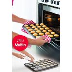 NAR ZÜCCACİYE Yapışmaz 24 'lü Mini Tek Lokmalık Muffin Kek Kalıbı