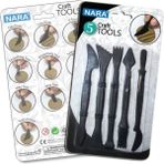 Nara Plastik Ebeşuar Modelaj 5'li Set (Polimer Kil,hamur Şekillendirme)