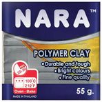 Nara Pm25 Metallic Grey 55 gr 6'lı Şirink Polimer Kil