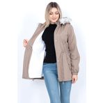 NARİKA TRENÇ Giy Çık. Peluşlu İçi Peluşlu Mont Su İtici Özelliği Vizyon 48