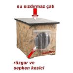 Narım Dış & İç Mekan Ahşap Kedi Yuvası Ölçüleri: 35x40x35