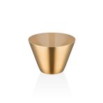 Narin Gold and Beige Mat 5 cm Konik Çerezlik