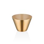Narin Gold and Beige Mat 7 cm Konik Çerezlik
