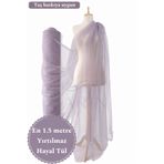 Narin Kumaş Evi Yırtılmaz Hayal Tül Premium Pastel Lila - Abiye, Düğün, Nişan, Organizasyon, Paketleme, Süsleme Tülü