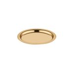 Narin Oval Tabak - Gold Titanyum - 31 x 23 cm