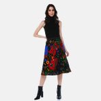 Narina Divitin Pazenden Değişebilir Desenli Patchwork Kışlık Etek - XS - Renkli