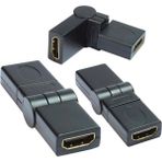 Narita NRT-10176 HDMI 360° Hareketli HDMI Dönüştürücü Aparat - 0 - Siyah
