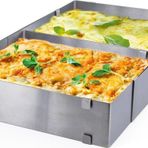 Narkalıp Dikdörtgen Ayarlanabilir Pasta Kek Kalıbı Derinlik 10cm