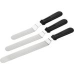 Narkalıp Eğik Pasta Sıvama Spatula Bıçağı 3'lü