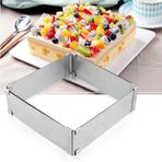 Narkalıp Kare Ayarlanabilir Kek Kalıbı 15-30cm Derinlik 8cm NRT-023