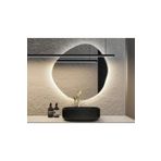 Narkissos Dizayn 70 Cm Gün Işığı Ledli Asimetrik Banyo Aynası/ Makyaj Aynası