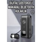 Narnuga Kablolu Makaralı Bluetooth Kulaklık Uzun Pil Ömrü Dijital Göstergeli - Çok Renkli