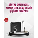 Narnuga Kompakt Tasarımlı LED Işıklı Taşınabilir Hava Kompresörü