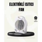 Narnuga Mini Elektrikli Isıtıcı – Taşınabilir Fanlı Isıtma Sistemi - Renkli