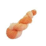NaRoKnit Çorap Yünü El Boyalı 100 g Yaklaşık 420 m%75 Yün/%25 Poliamit Pas, Terra