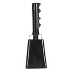 Naroote İnek Çanı Gürültü Yapıcı, Spor Etkinlikleri Için Büyük Ses Metal İçbükey Dışbükey Yüzey İnek Çanı (BLACK)