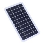 Naroote Küçük Güneş Panelleri, Mini Güneş Panelleri 2W 5V Polikristalin Silikon Güneş Paneli Gemiler, Motosikletler, Ev Aletleri Için USB Çıkış Portlu 5V Güneş Paneli