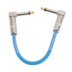 Naroote Pedal Kablosu, Gitar Yama Kablosu 1/4in Fiş 6 Adet Ekolayzır Için Kayıpsız Ses İletimi (BLUE)