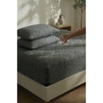 Nart Home Premium 3D Bambu Tasarım Sıvı Geçirmez Fitted Alez - Ultra Sessiz Yatak Koruyucu - 80 x 180 cm - Beyaz