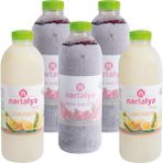 Nartalya Sıkma Nar Suyu (3 Adet 950 ml) ve Nartalya Limonata (2 Adet 900 ml) - 1 lt