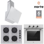Narte 6 Yıl Garantili Ankastre Set (OV300-CG20060-H20060) - Beyaz