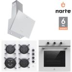 Narte 6 Yıl Garantili Ankastre Set (OV300-CG20160-H20160) - Beyaz