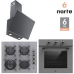Narte 6 Yıl Garantili Ankastre Set (OV300-CG20160-H20160) - Gri