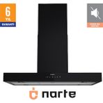 Narte -HI30190B 90 cm Sıyah Ada Tipi Davlumbaz -6 Yıl Garantili -Yüksek Performans - Siyah