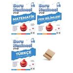 Nartest 6. Sınıf Soru Haznesi Matematik Fen ve Türkçe Soru Bankası 3lü Set + Telefon Standı