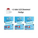 Nartest 7 Den 8 E Matematik, Fen ve Türkçe Hazırlık Kitapları (3 Kitap) + 1 Adet Lgs Deneme Hediyeli