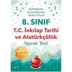 Nartest Yayınevi 8. Sınıf T.C. İnkılap Tarihi Ve Atatürkçülük Yaprak Testi Yeni Müfredat