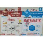 Nartest Yayınevi 8. Sınıf Türkçe 12 Deneme Sınavı (7 Sarmal + 5 Genel)+Matematik 14 Deneme Sınavı (8 Sarmal + 6 Genel)