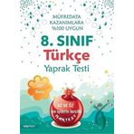 Nartest Yayınevi 8. Sınıf Türkçe Yaprak Test- Yeni Müfredat